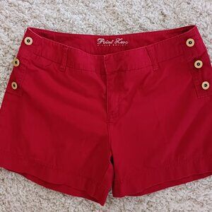 Women’s Point Zeno Red Nicole Benisti Shorts Size 9/10